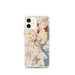 Custom Providence Rhode Island Map iPhone 12 mini Phone Case in Woodblock