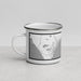 Left View Custom Provincetown Massachusetts Map Enamel Mug in Classic
