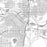 Pueblo Colorado Map Print in Classic Style Zoomed In Close Up Showing Details