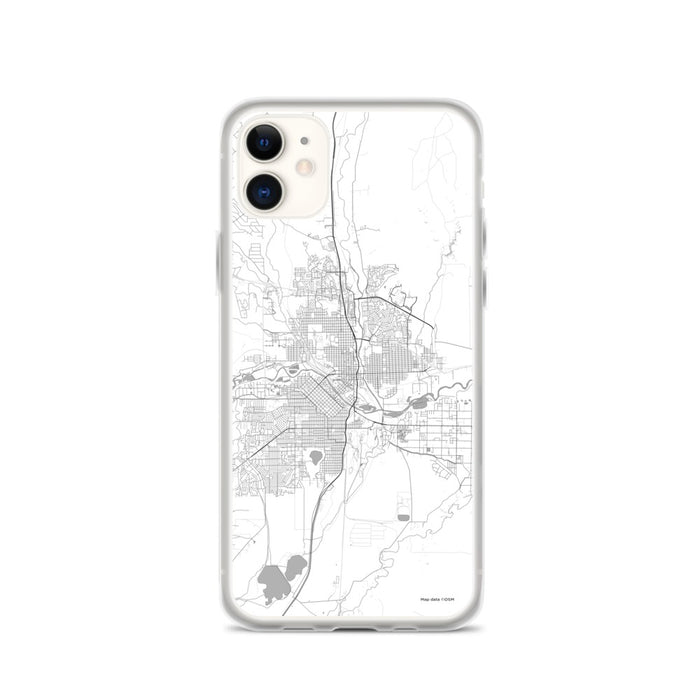 Custom Pueblo Colorado Map Phone Case in Classic