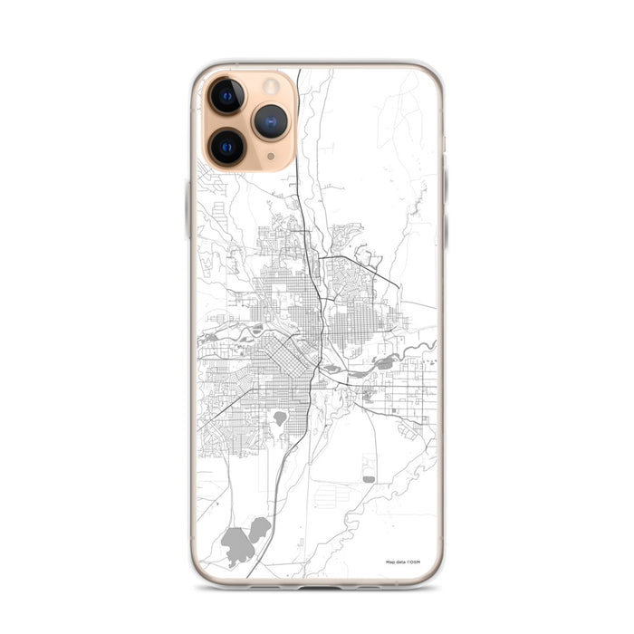 Custom Pueblo Colorado Map Phone Case in Classic