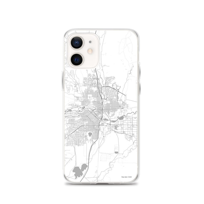 Custom Pueblo Colorado Map iPhone 12 Phone Case in Classic