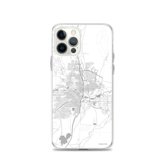 Custom Pueblo Colorado Map iPhone 12 Pro Phone Case in Classic