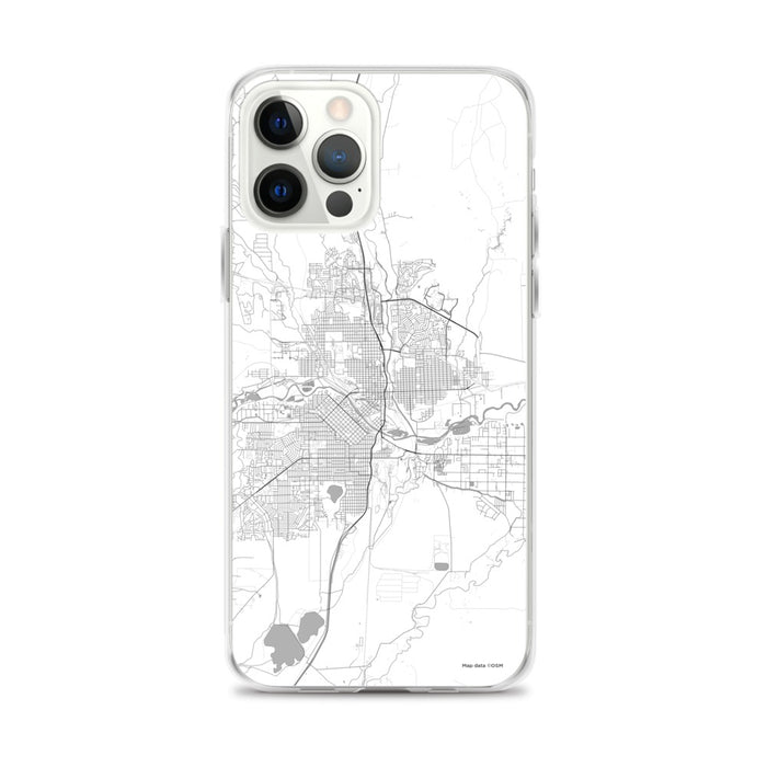 Custom Pueblo Colorado Map iPhone 12 Pro Max Phone Case in Classic