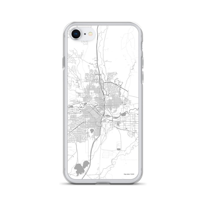 Custom Pueblo Colorado Map Phone Case in Classic