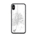 Custom Pueblo Colorado Map Phone Case in Classic