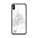 Custom Pueblo Colorado Map Phone Case in Classic