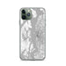 Custom Puget Sound Washington Map Phone Case in Classic