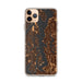 Custom Puget Sound Washington Map Phone Case in Ember