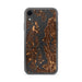Custom Puget Sound Washington Map Phone Case in Ember