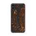 Custom Puget Sound Washington Map Phone Case in Ember