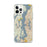 Custom Puget Sound Washington Map iPhone 12 Pro Max Phone Case in Woodblock