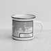 Right View Custom Quincy Massachusetts Map Enamel Mug in Classic
