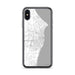 Custom Racine Wisconsin Map Phone Case in Classic