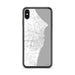 Custom Racine Wisconsin Map Phone Case in Classic