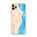 Custom Racine Wisconsin Map Phone Case in Watercolor
