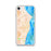 Custom Racine Wisconsin Map iPhone SE Phone Case in Watercolor