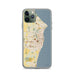 Custom Racine Wisconsin Map Phone Case in Woodblock