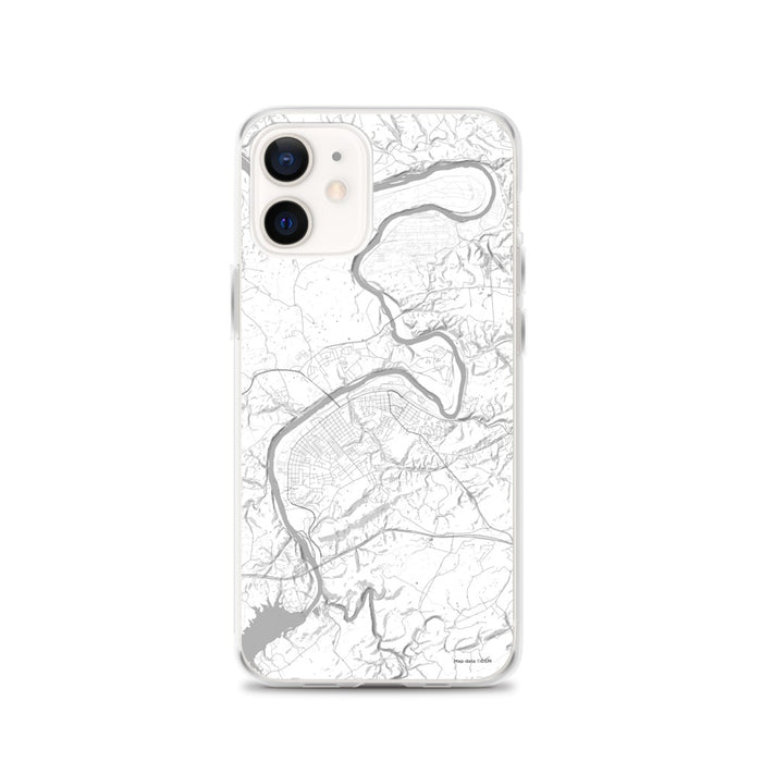 Custom iPhone 12 Radford Virginia Map Phone Case in Classic