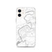 Custom iPhone 12 Radford Virginia Map Phone Case in Classic