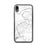 Custom iPhone XR Radford Virginia Map Phone Case in Classic