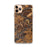 Custom iPhone 11 Pro Max Radford Virginia Map Phone Case in Ember