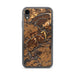 Custom iPhone XR Radford Virginia Map Phone Case in Ember