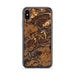 Custom iPhone X/XS Radford Virginia Map Phone Case in Ember