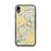 Custom iPhone XR Radford Virginia Map Phone Case in Woodblock