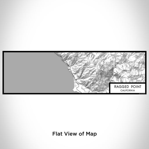 Flat View of Map Custom Ragged Point California Map Enamel Mug in Classic