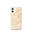Custom Raleigh North Carolina Map iPhone 12 mini Phone Case in Watercolor