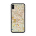 Custom Raleigh North Carolina Map Phone Case in Woodblock