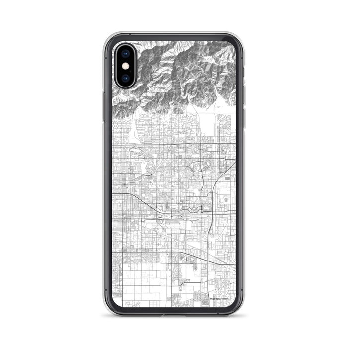 Custom Rancho Cucamonga California Map Phone Case in Classic