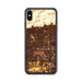 Custom Rancho Cucamonga California Map Phone Case in Ember