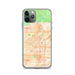 Custom Rancho Cucamonga California Map Phone Case in Watercolor
