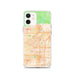 Custom Rancho Cucamonga California Map iPhone 12 Phone Case in Watercolor