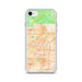Custom Rancho Cucamonga California Map iPhone SE Phone Case in Watercolor