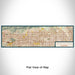 Flat View of Map Custom Rancho Cucamonga California Map Enamel Mug in Woodblock