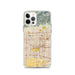 Custom Rancho Cucamonga California Map iPhone 12 Pro Phone Case in Woodblock