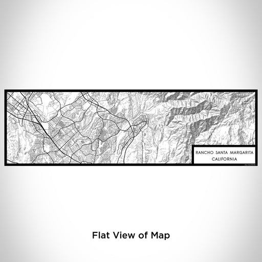 Flat View of Map Custom Rancho Santa Margarita California Map Enamel Mug in Classic