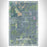 Randolph Wisconsin Map Print Portrait Orientation in Afternoon Style With Shaded Background