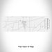 Rendered View of Randolph Wisconsin Map Engraving on 10oz Stainless Steel Insulated Cup with Sliding Lid in White