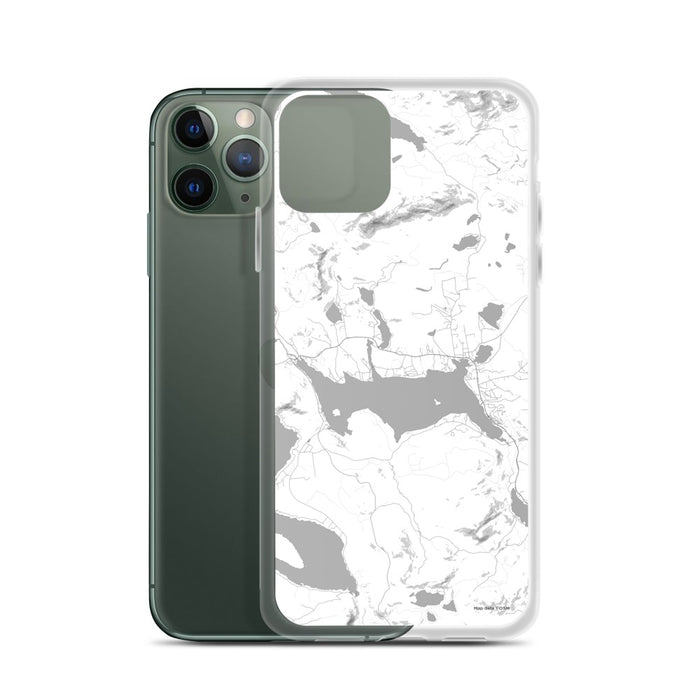 Custom Rangeley Maine Map Phone Case in Classic