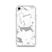 Custom iPhone SE Rangeley Maine Map Phone Case in Classic