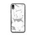 Custom iPhone XR Rangeley Maine Map Phone Case in Classic