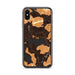 Custom iPhone X/XS Rangeley Maine Map Phone Case in Ember
