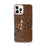 Custom Rapid City South Dakota Map iPhone 12 Pro Max Phone Case in Ember