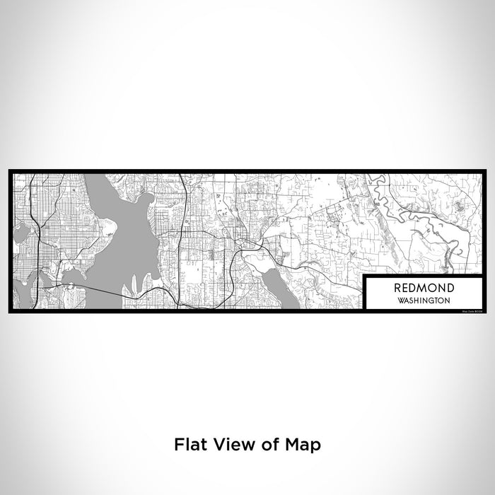 Flat View of Map Custom Redmond Washington Map Enamel Mug in Classic