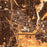 Redmond Washington Map Print in Ember Style Zoomed In Close Up Showing Details