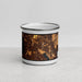 Front View Custom Redmond Washington Map Enamel Mug in Ember